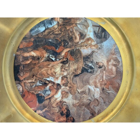 VTG Hutschenreuther Sylvia German Porcelain Plates Raffaello Gold Charger - Picture 16 of 16